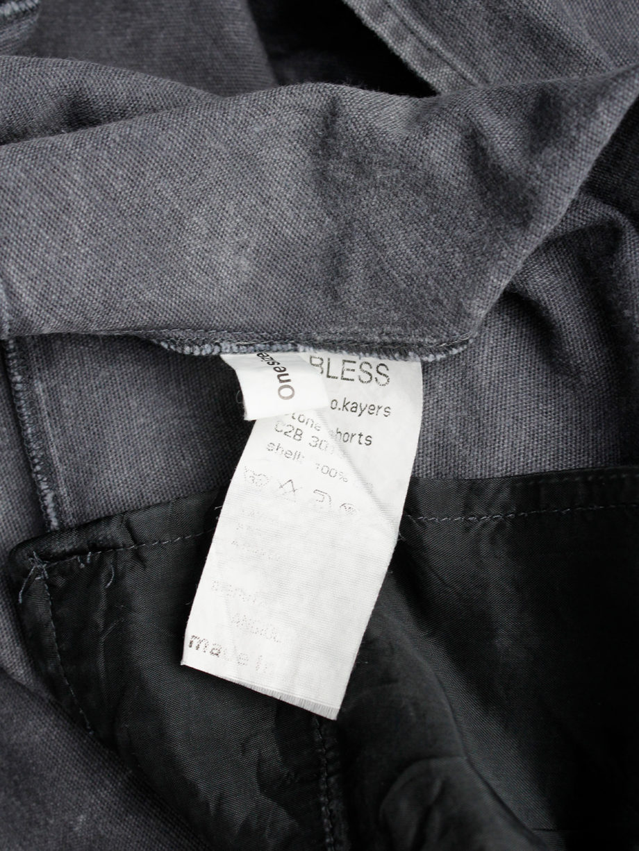 Bless n°20 grey extra oversized stoneshorts with paperbag waist — 2003 ...