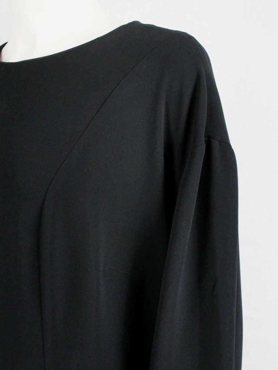 Maison Martin Margiela black extremely oversized dress in a size 64 fall 2000 (17)