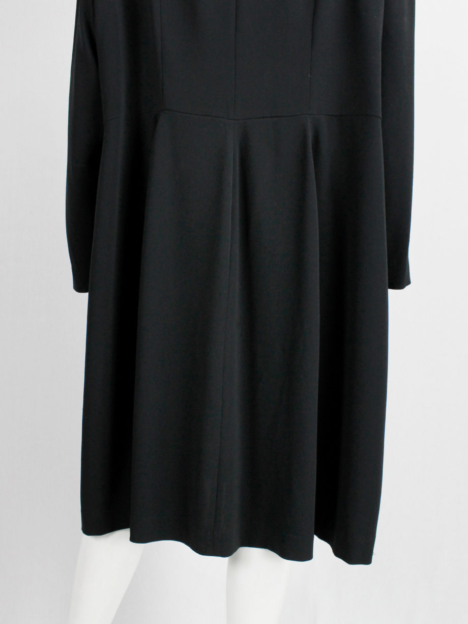 Maison Martin Margiela black extremely oversized dress in a size 64 fall 2000 (19)