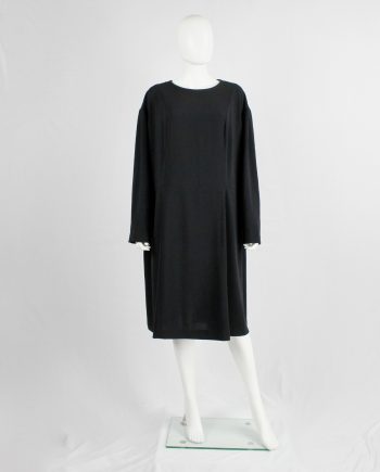 Maison Martin Margiela black extremely oversized dress in a size 64 — fall 2000