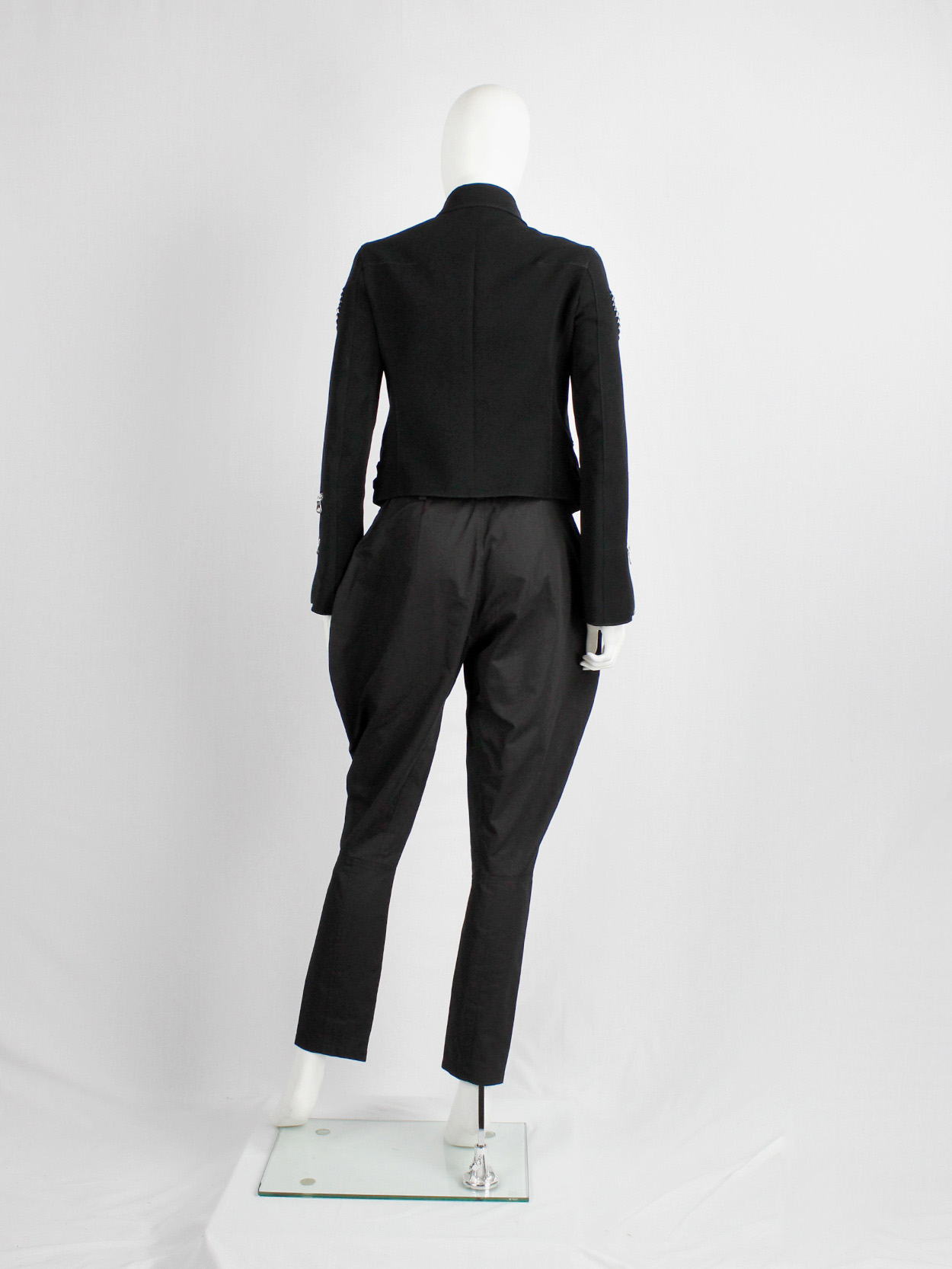 Yohji Yamamoto black horse riding trousers with panels — spring 2007 ...