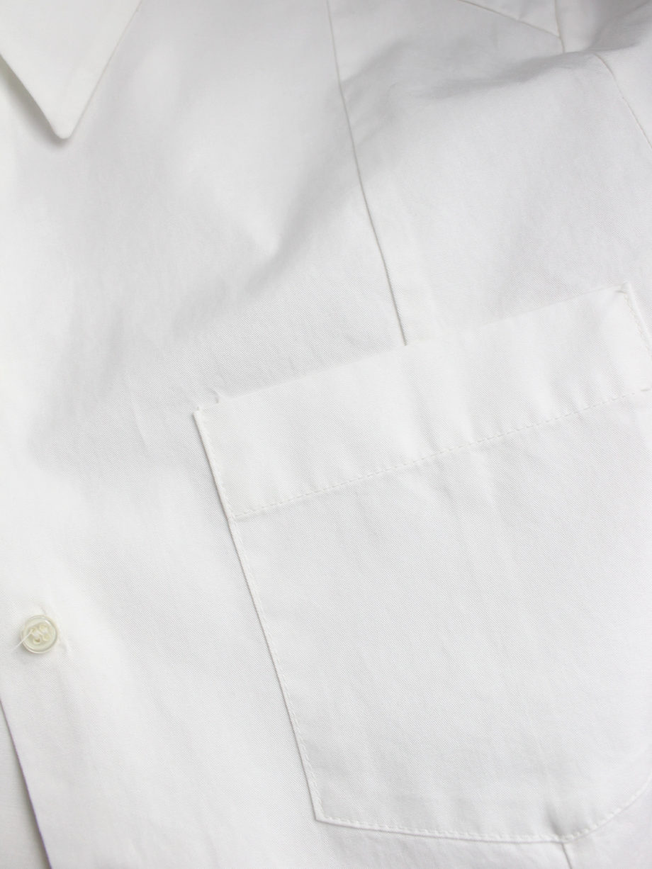 af Vandevorst white backwards worn shirt fall 2002 (4)