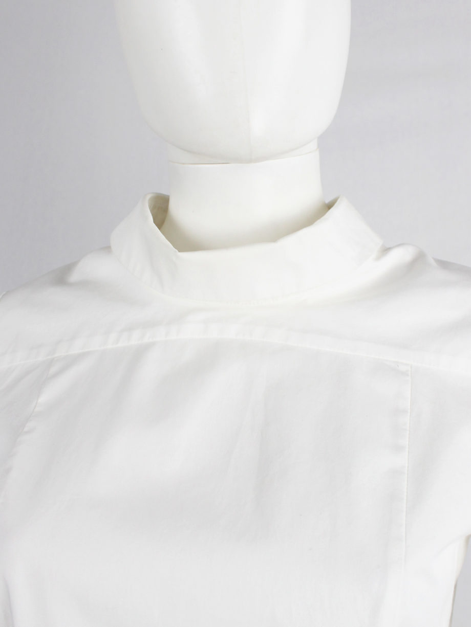 af Vandevorst white backwards worn shirt fall 2002 (7)