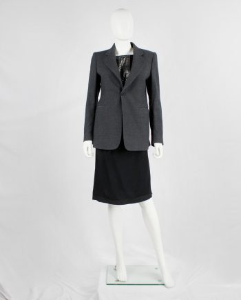 Maison Martin Margiela grey blazer reproduction of a 1974 young man's jacket — fall 1994