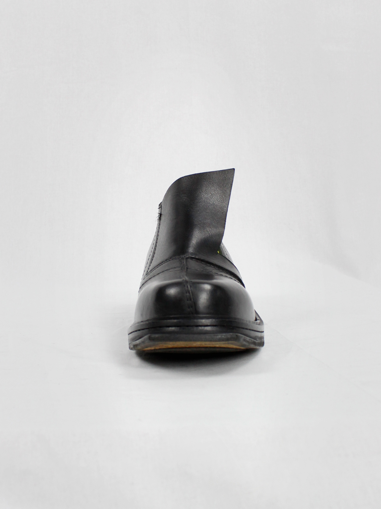 Dirk Bikkembergs black ankle boots with metal ring and neon elastic (41 ...