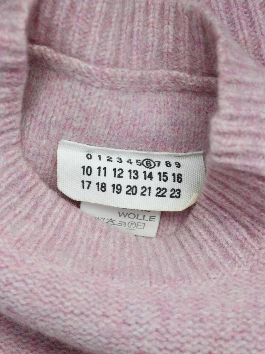 Maison Martin Margiela 6 pink top with mock turtleneck by Miss Deanna 1990s (10)