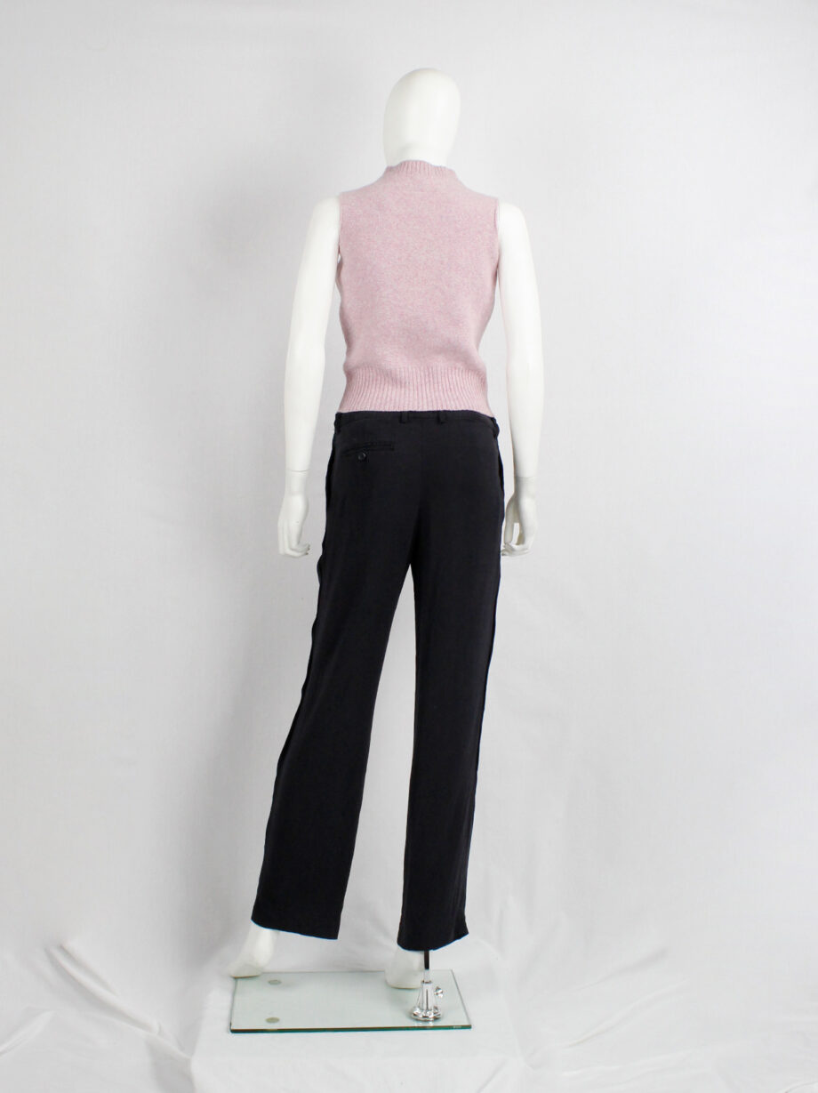Maison Martin Margiela 6 pink top with mock turtleneck by Miss Deanna 1990s (6)