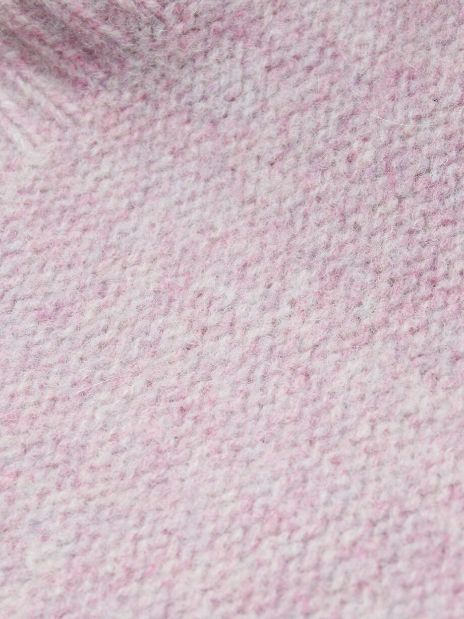 Maison Martin Margiela 6 pink top with mock turtleneck by Miss Deanna 1990s (8)