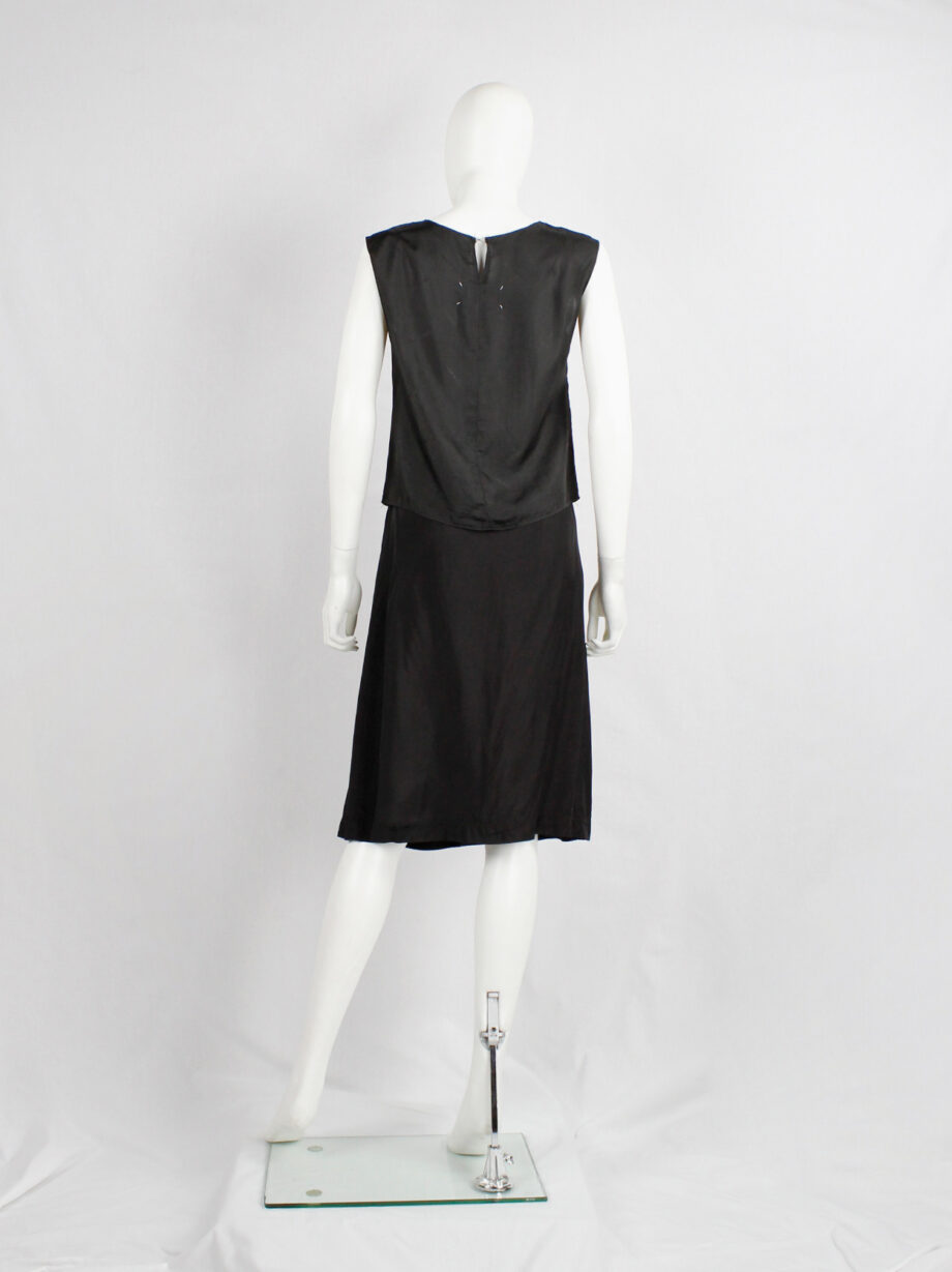 Maison Martin Margiela black top in creation de paris lining fabric spring 1995 (8)