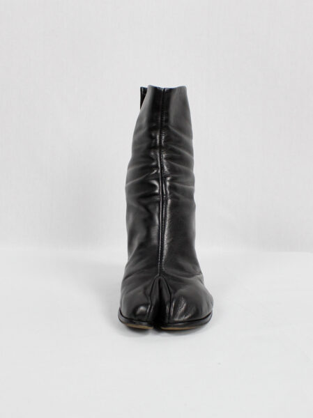 Maison Martin Margiela black tabi boots with cylinder heel (41) — 1990 ...