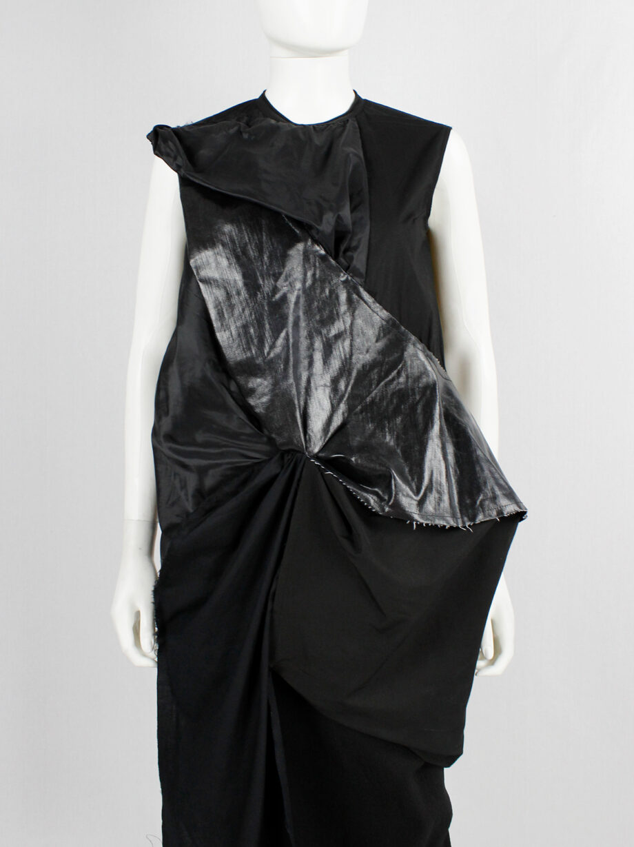 Rick Owens DRKSHDW black three-dimensional panelled dress with sas (11)