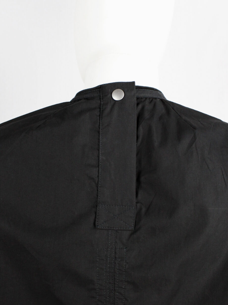 Rick Owens DRKSHDW black three-dimensional panelled dress with sas (4)