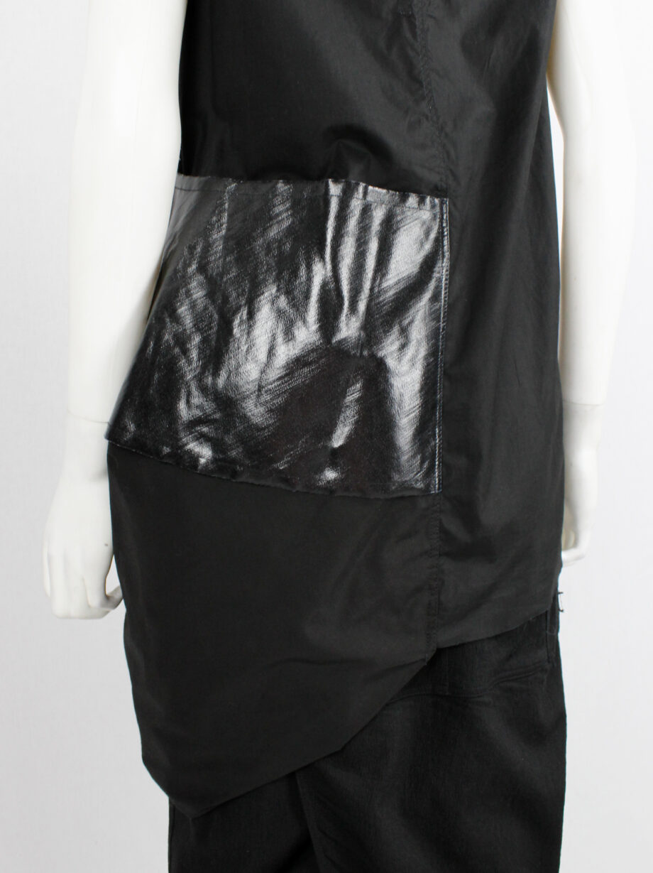 Rick Owens DRKSHDW black three-dimensional panelled dress with sas (5)