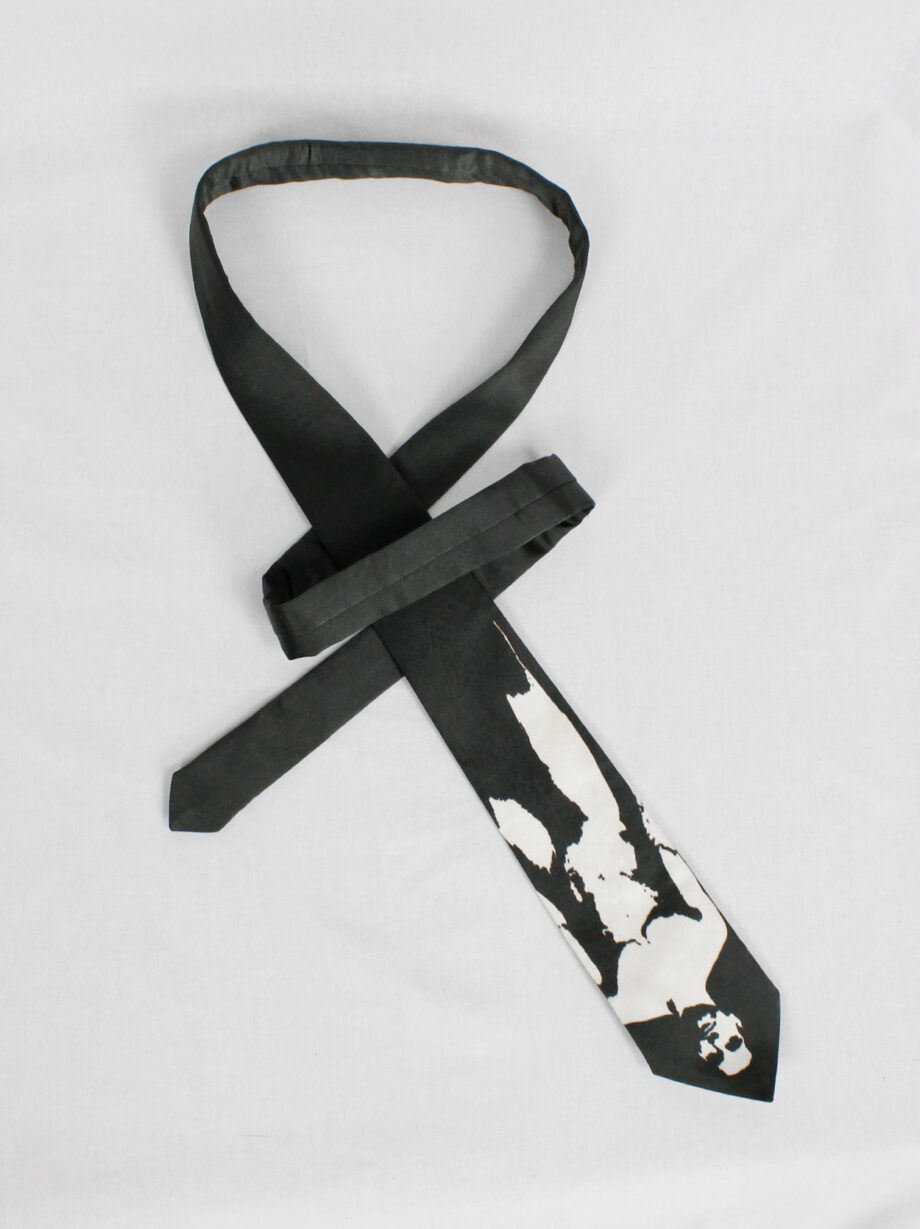 Christophe Coppens black tie with upside down bleached naked man in white (9)